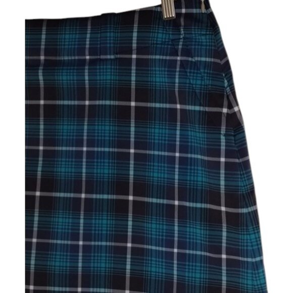 Nike blue plaid mini short skirt size 12 - Picture 4 of 7